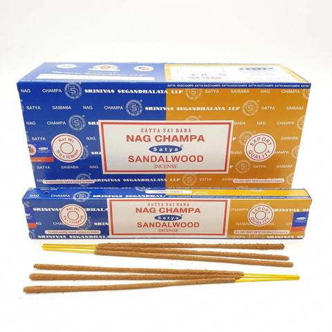 Satya Nag Champa Incense Sticks Duo Packs