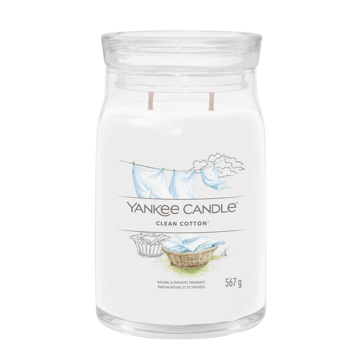Yankee Candle Clean Cotton Signature Large Jar | Candlewarehouse