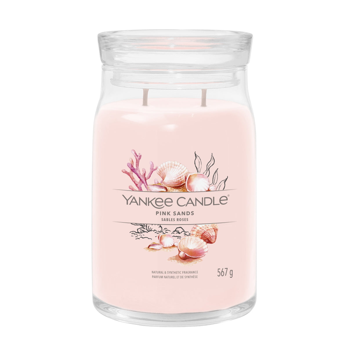 Yankee Candle Signature Collection Large Tumbler Pink Sands, 20 Oz.