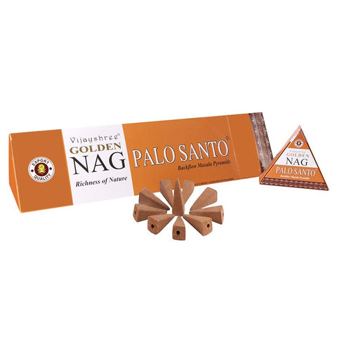 Golden Backflow Cones