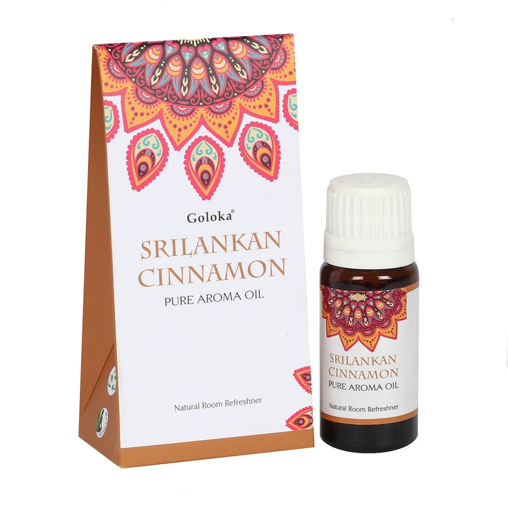Goloka 10ml Fragrance Oil Sri Lankan Cinnamon CandleWarehouse.ie