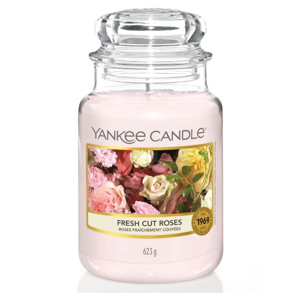 Yankee Candle Fresh Cut Roses Classic Large jar –